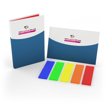 Papiermarker-Set 40 Blatt im bedruckten Softcover-Kartonumschlag farbig bedruckt
